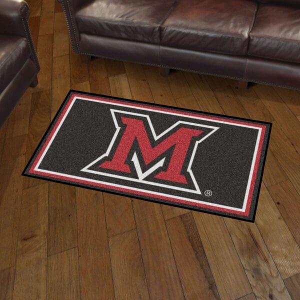 Miami (OH) Redhawks 3ft. x 5ft. Plush Area Rug