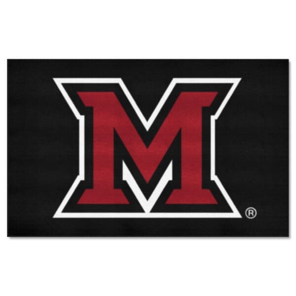 Miami OH Redhawks Ulti Mat Rug 5ft. x 8ft 1 scaled