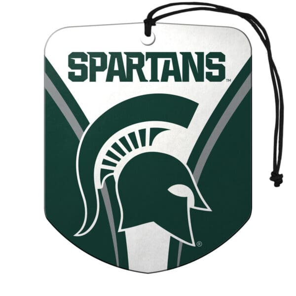 Michigan State Spartans 2 Pack Air Freshener 1