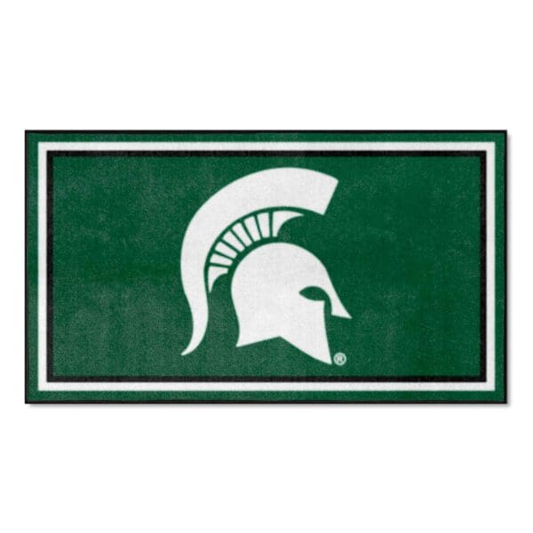 Michigan State Spartans 3ft. x 5ft. Plush Area Rug 1 scaled