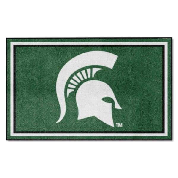 Michigan State Spartans 4ft. x 6ft. Plush Area Rug 1 scaled