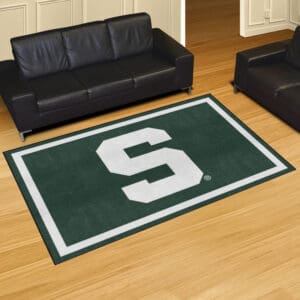 Michigan State Spartans 5ft. x 8 ft. Plush Area Rug