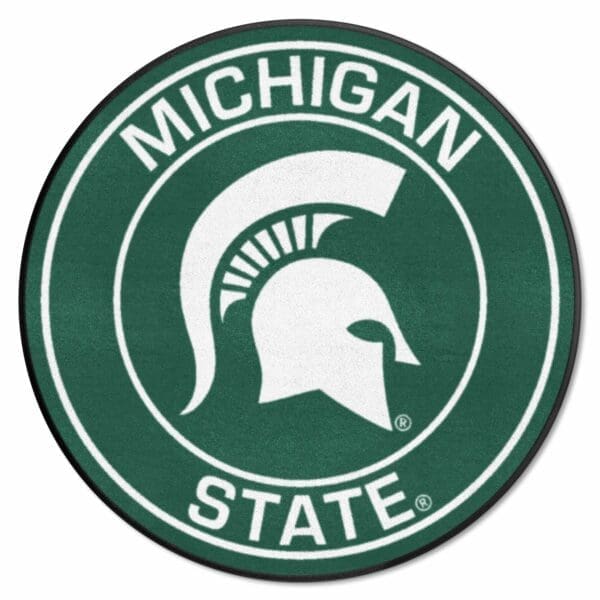 Michigan State Spartans Roundel Rug 27in. Diameter 1 scaled