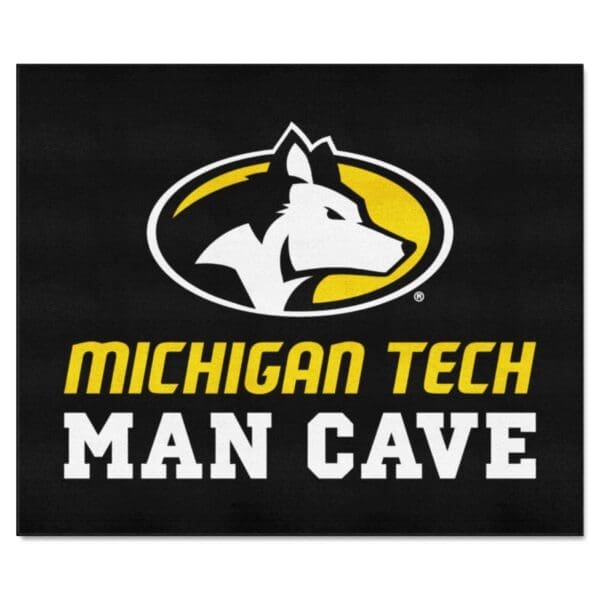 Michigan Tech Huskies Man Cave Tailgater Rug 5ft. x 6ft 1 scaled