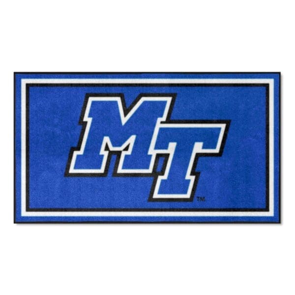Middle Tennessee Blue Raiders 3ft. x 5ft. Plush Area Rug 1 scaled