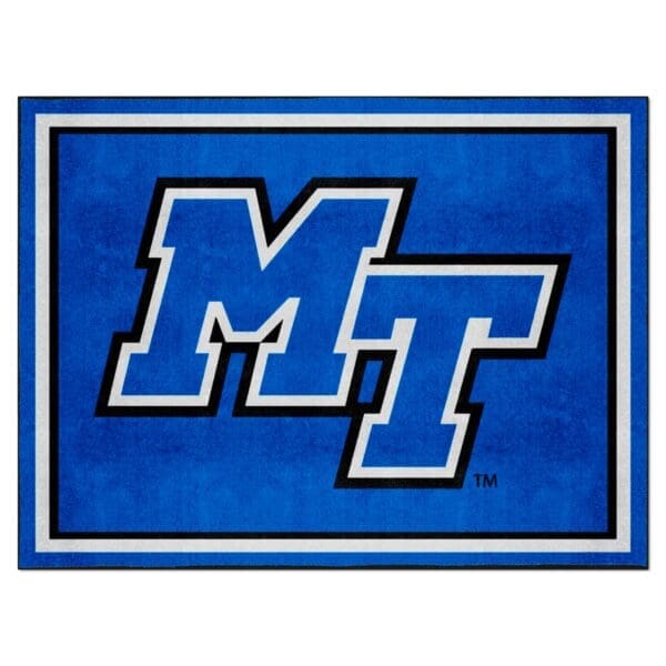 Middle Tennessee Blue Raiders 8ft. x 10 ft. Plush Area Rug 1 scaled