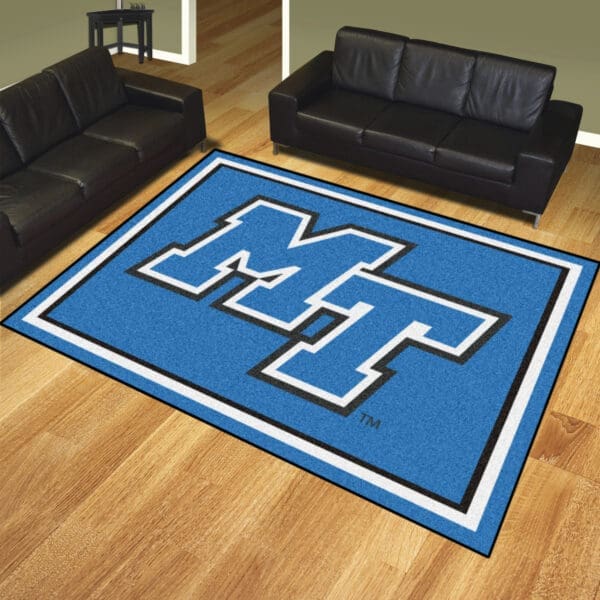 Middle Tennessee Blue Raiders 8ft. x 10 ft. Plush Area Rug