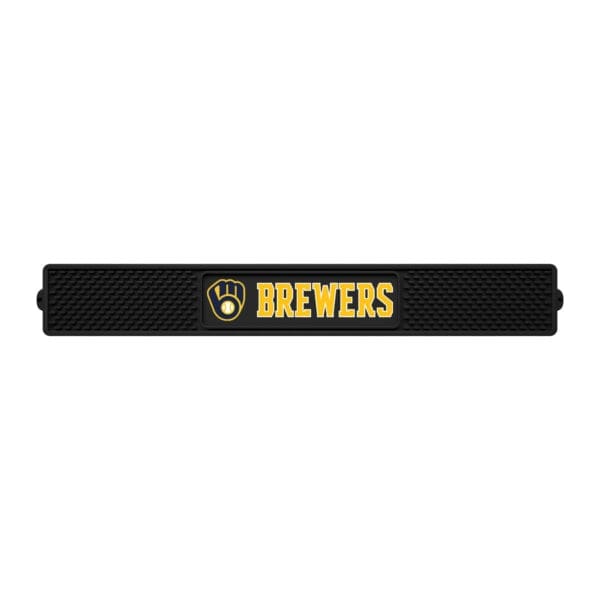 Milwaukee Brewers Bar Drink Mat 3.25in. x 24in 1 scaled