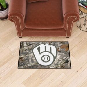 Milwaukee Brewers Camo Starter Mat Accent Rug - 19in. x 30in.