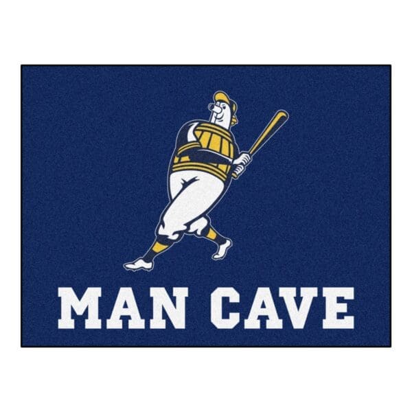Milwaukee Brewers Man Cave Tailgater Rug 5ft. x 6ft 1 1