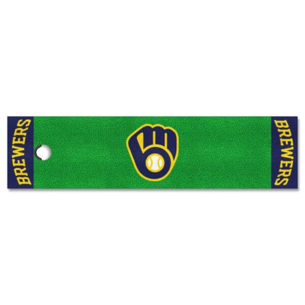 Milwaukee Brewers Putting Green Mat 1.5ft. x 6ft 1 1 scaled