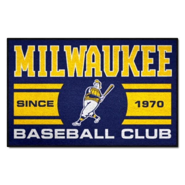 Milwaukee Brewers Starter Mat Accent Rug 19in. x 30in 1 2 scaled