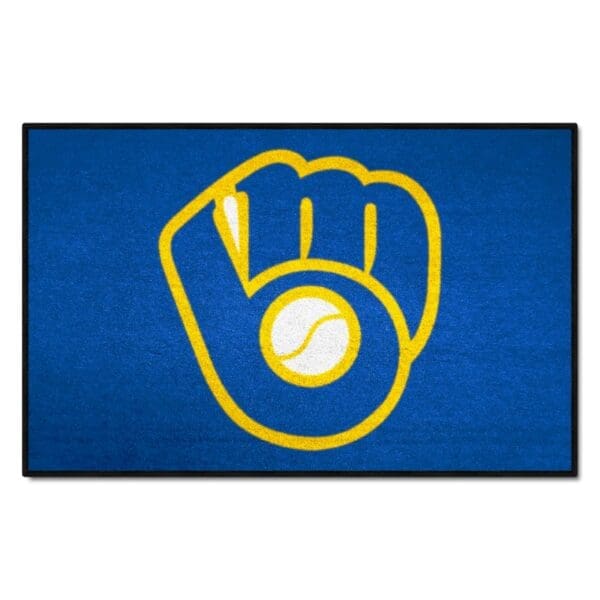 Milwaukee Brewers Starter Mat Accent Rug 19in. x 30in 1 scaled