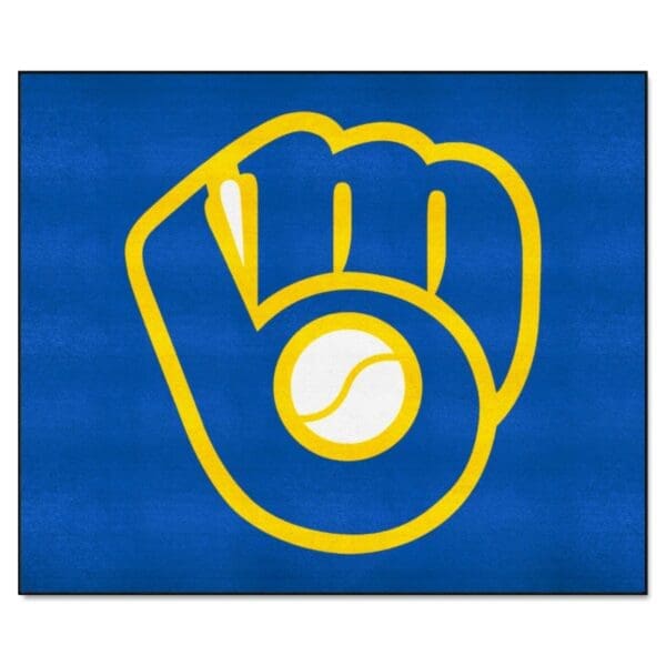 Milwaukee Brewers Tailgater Rug 5ft. x 6ft 1 scaled