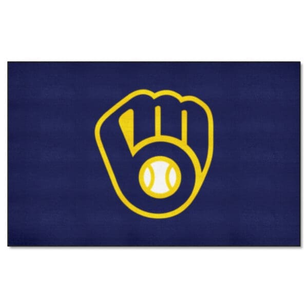Milwaukee Brewers Ulti Mat Rug 5ft. x 8ft 1 2 scaled