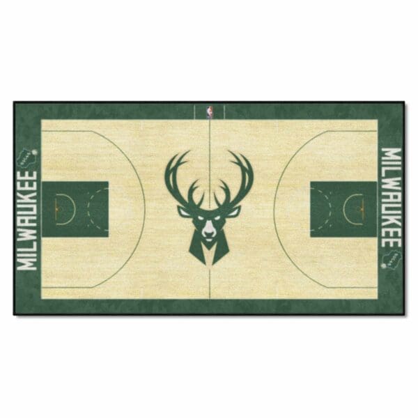 Milwaukee Bucks Large Court Runner Rug 30in. x 54in. 9322 1 scaled