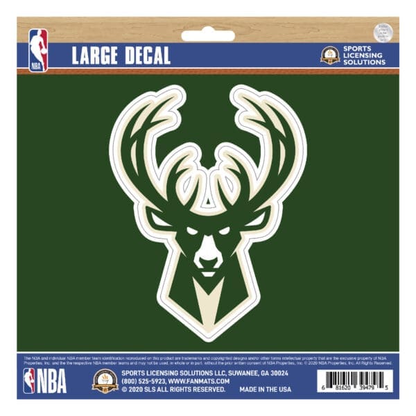 Milwaukee Bucks Large Decal Sticker 63243 1