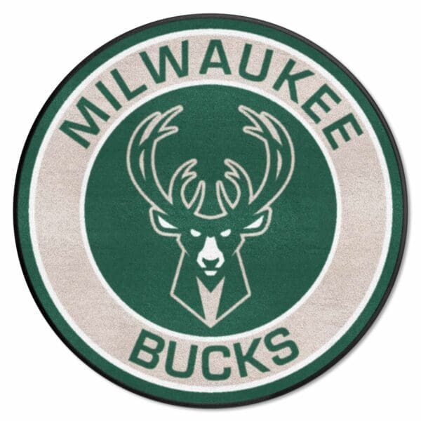 Milwaukee Bucks Roundel Rug 27in. Diameter 18842 1 scaled