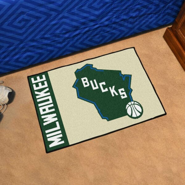Milwaukee Bucks Starter Mat Accent Rug - 19in. x 30in.-17918