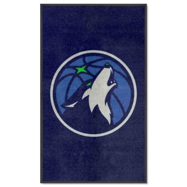 Minnesota Timberwolves 3X5 High Traffic Mat with Durable Rubber Backing Portrait Orientation 9930 1 scaled