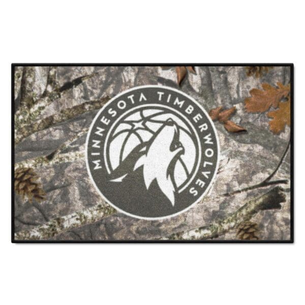 Minnesota Timberwolves Camo Starter Mat Accent Rug 19in. x 30in. 34400 1 scaled