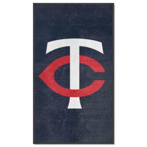 Minnesota Twins 3X5 High Traffic Mat with Durable Rubber Backing Portrait Orientation 1 scaled