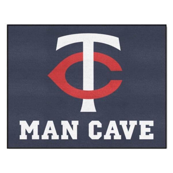 Minnesota Twins Man Cave All Star Rug 34 in. x 42.5 in 1 scaled