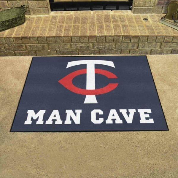 Minnesota Twins Man Cave All-Star Rug - 34 in. x 42.5 in.
