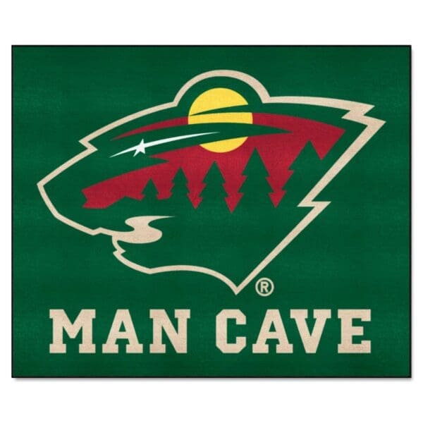 Minnesota Wild Man Cave Tailgater Rug 5ft. x 6ft. 14444 1 scaled