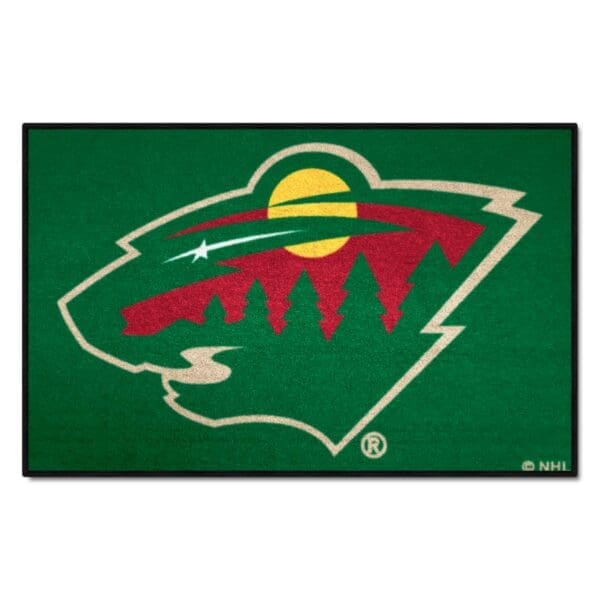 Minnesota Wild Starter Mat Accent Rug 19in. x 30in. 10268 1 scaled
