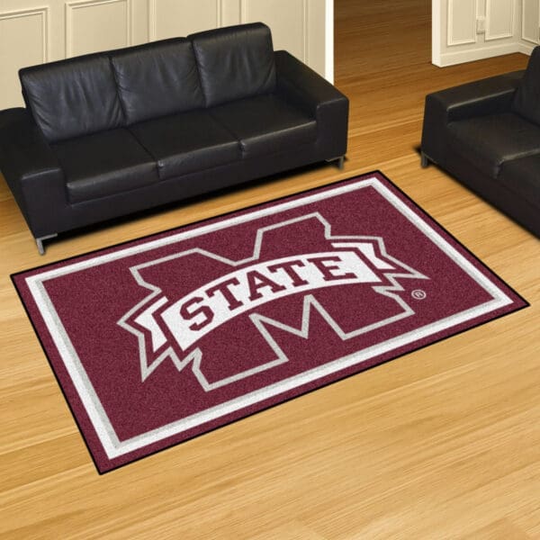 Mississippi State Bulldogs 4ft. x 6ft. Plush Area Rug