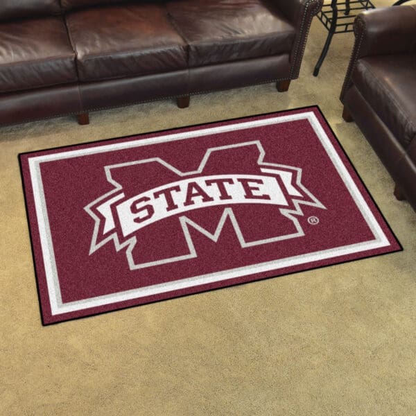 Mississippi State Bulldogs 5ft. x 8 ft. Plush Area Rug