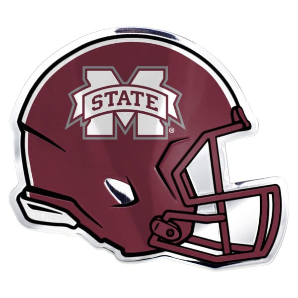 Mississippi State Bulldogs Heavy Duty Aluminium Helmet Emblem 1
