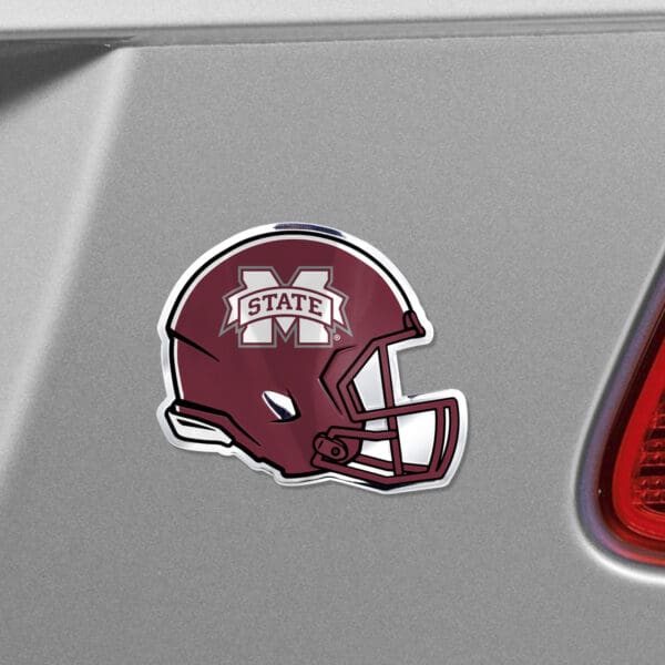 Mississippi State Bulldogs Heavy Duty Aluminium Helmet Emblem