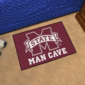 Mississippi State Bulldogs Man Cave Starter Mat Accent Rug - 19in. x 30in.