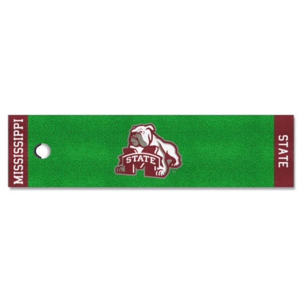 Mississippi State Bulldogs Putting Green Mat 1.5ft. x 6ft 1 scaled
