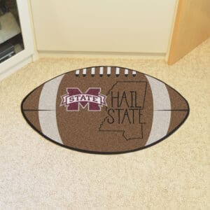 Mississippi State Bulldogs Southern Style Football Rug - 20.5in. x 32.5in.
