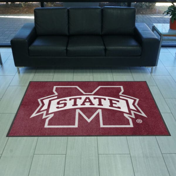 Mississippi State4X6 High-Traffic Mat with Durable Rubber Backing - Landscape Orientation