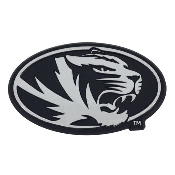 Missouri Tigers 3D Chrome Metal Emblem 1