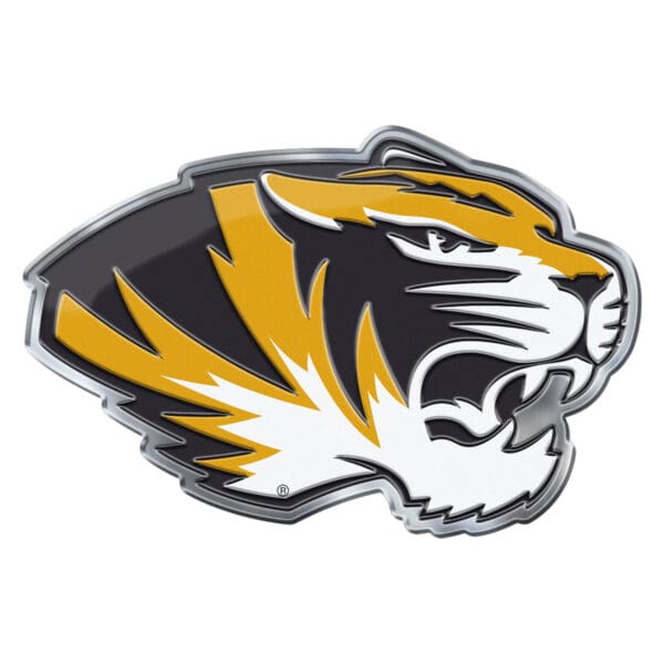 Missouri Tigers Heavy Duty Aluminum Embossed Color Emblem Alternate 1