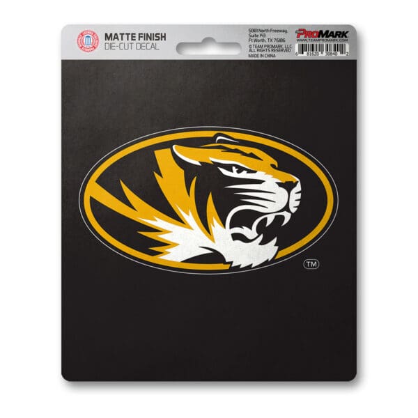 Missouri Tigers Matte Decal Sticker 1