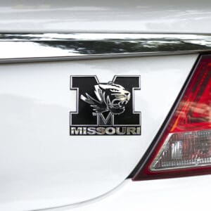 Missouri Tigers Molded Chrome Plastic Emblem