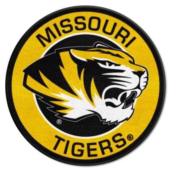 Missouri Tigers Roundel Rug 27in. Diameter 1 scaled