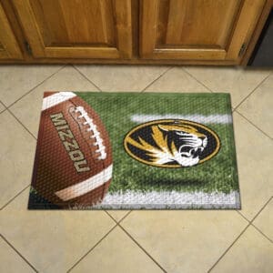 Missouri Tigers Rubber Scraper Door Mat