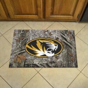 Missouri Tigers Rubber Scraper Door Mat Camo