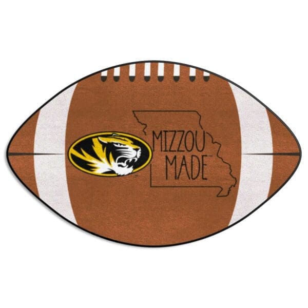Missouri Tigers Southern Style Football Rug 20.5in. x 32.5in 1 scaled