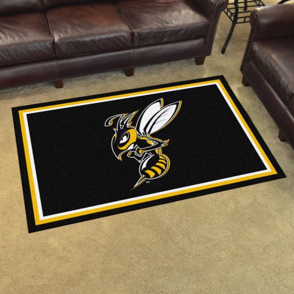 Montana State Billings Yellow Jackets 4ft. x 6ft. Plush Area Rug
