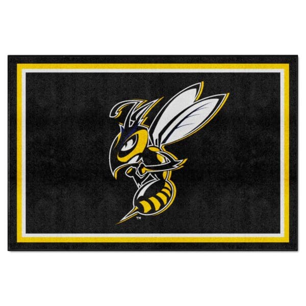 Montana State Billings Yellow Jackets 5ft. x 8 ft. Plush Area Rug 1 scaled