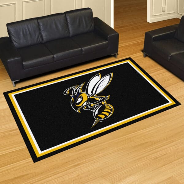 Montana State Billings Yellow Jackets 5ft. x 8 ft. Plush Area Rug