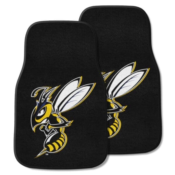 Montana State Billings Yellow Jackets Front Carpet Car Mat Set 2 Pieces 1 scaled